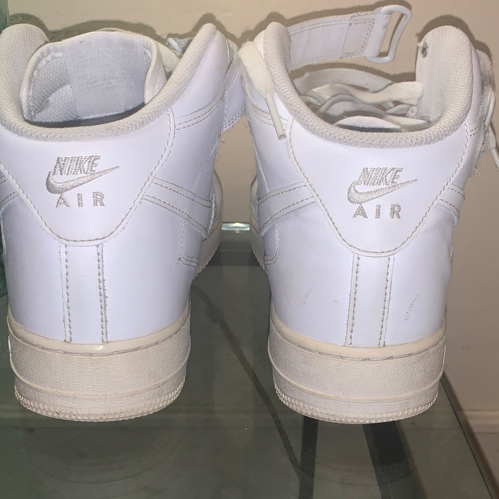NIKE MENS AIR FORCE 1 Mid '07 White Sz.11 - Picture 3 of 7